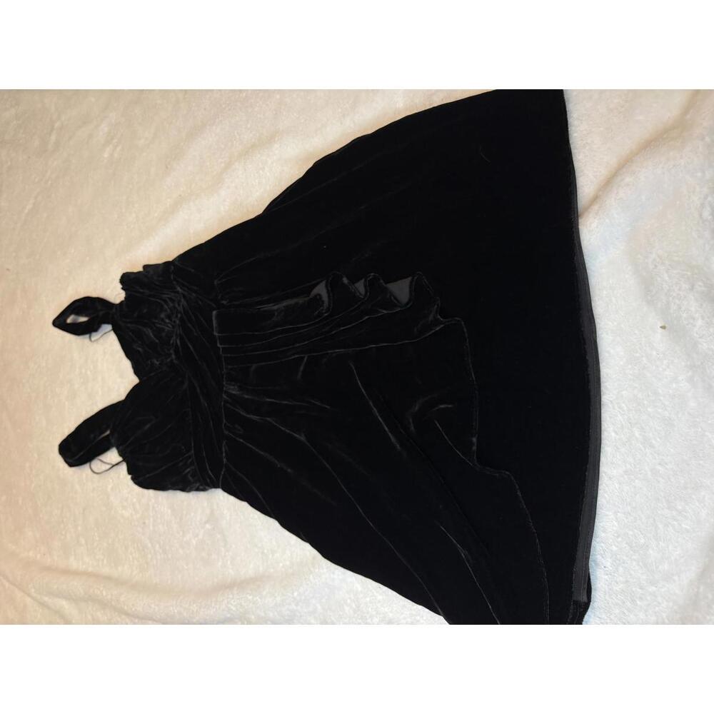 Express Black Velvet Women's Dress Size 2